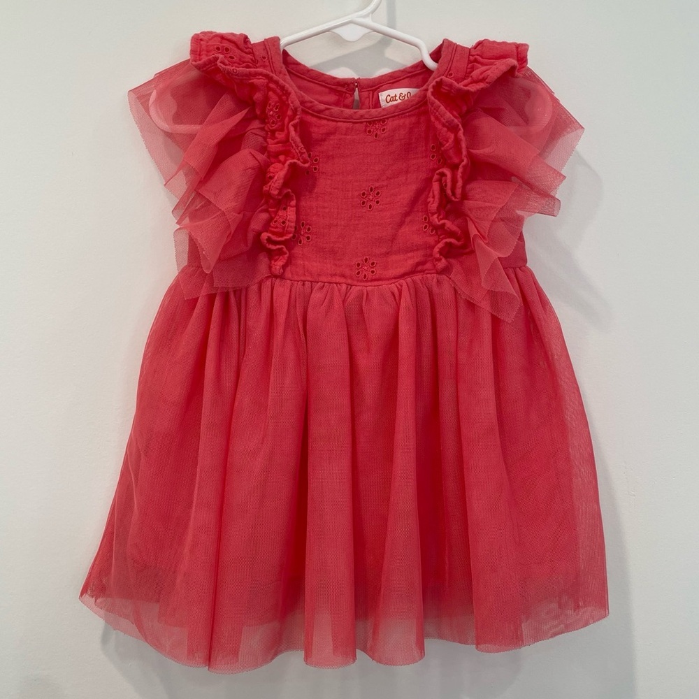 KIDS: Cat & Jack Polka Dots Tulle Dress
